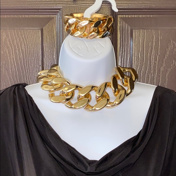 Choker/Necklace & Bangle Set - Picture 3 of 10